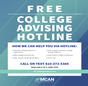 MCAN College Advising Hotline